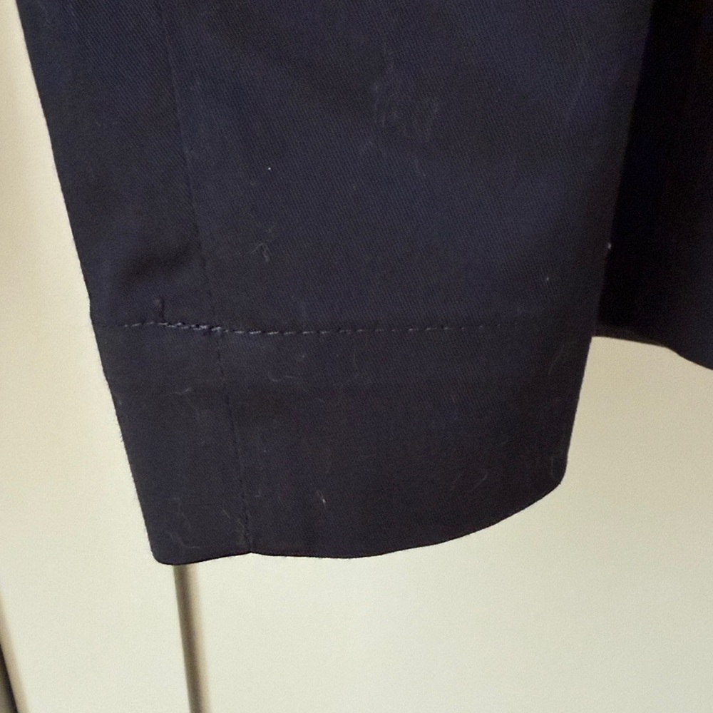 NWT J. Crew NWT Cotton Black  Pants Self-Tie Belt Sewn-In Pleats at Waist SZ 14 - Picture 8 of 15